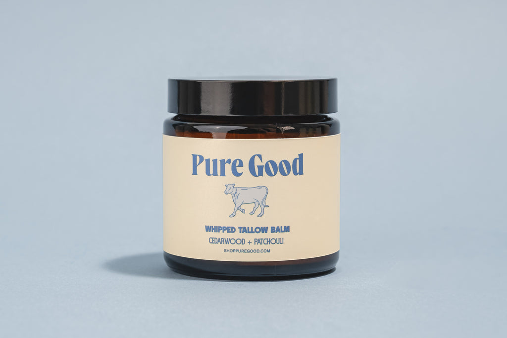 Cedarwood + Patchouli Tallow Balm - Natural Moisturizer